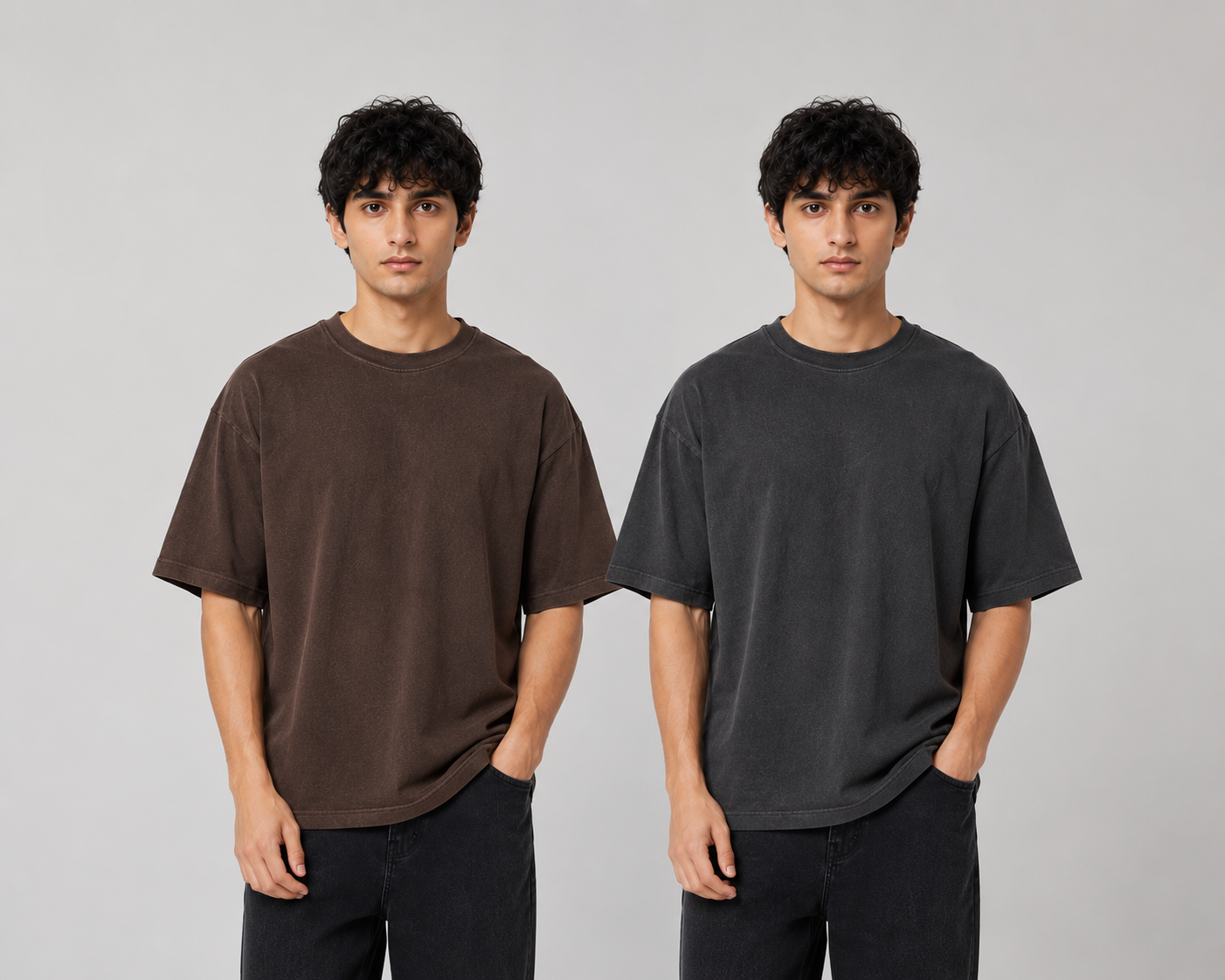 Pack of 2 Unisex Oversized Tee