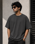 Unisex Oversized Tee Dark Grey