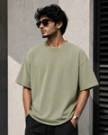 Unisex Oversized Tee Taupe Beige