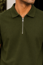 Pack of 2 Unisex Zipper Polo