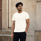 Crewneck Regularfit Tee White
