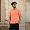 Crewneck Regularfit Tee Coral