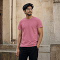 Crewneck Regularfit Tee Dusty Rose