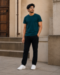 Crewneck Regularfit Tee Deep Teal
