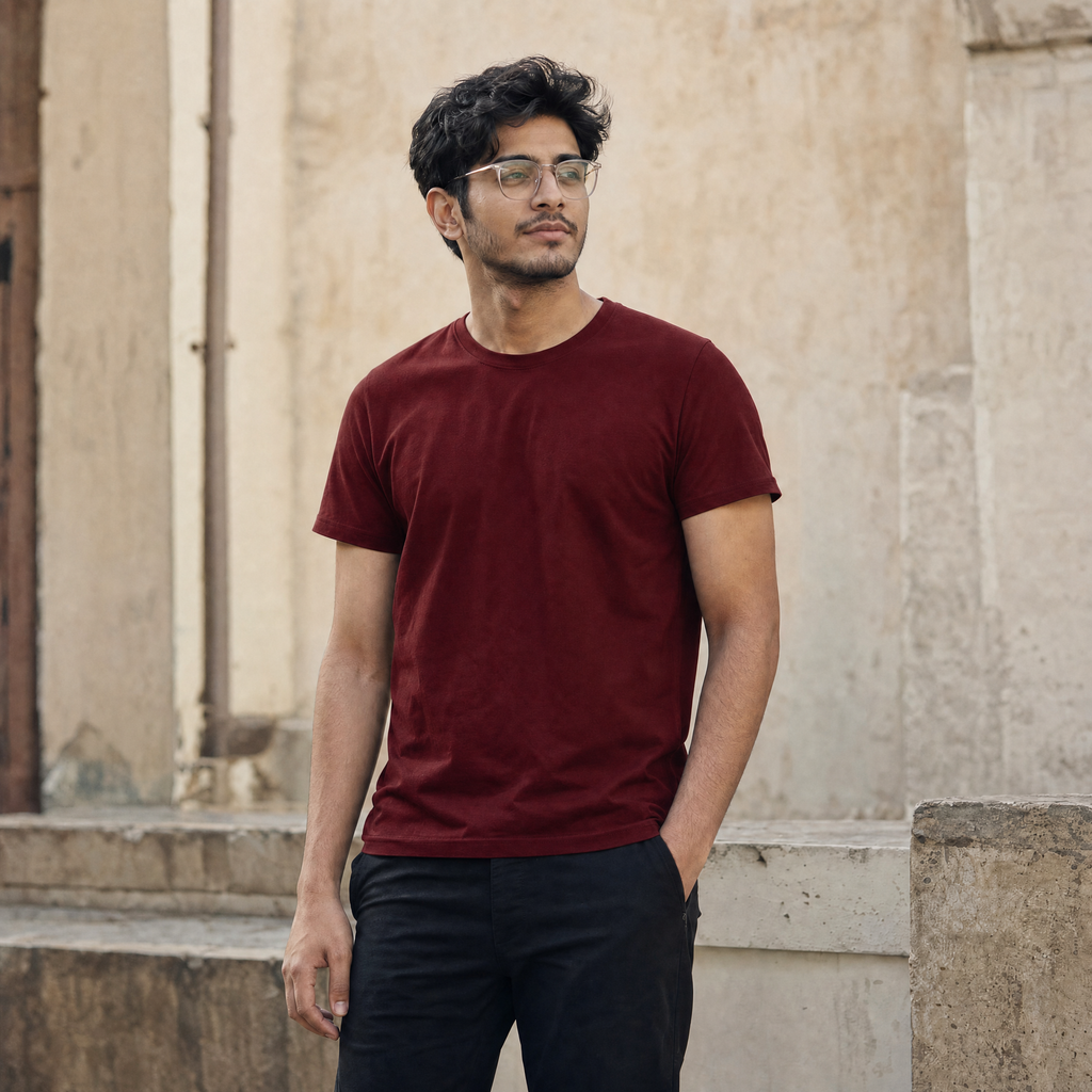Pack of 5 Plain T Shirts